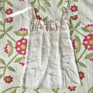 Champagne Satin Slip Dress from Urban Outfitters